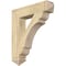 Ekena Millwork Olympic Arts & Crafts Rough Sawn Bracket, Douglas Fir, 6"W x 30"D x 34"H BKT06X30X34OLY03RDF - alternate 1